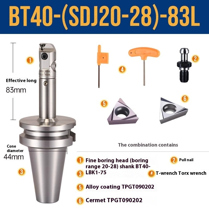 1071-SDJ Fine Boring Tools Fine Boring Heads Adjustable BT40 Fine Boring Tools Set Machining Center Small Bore Fine Boring Tools Shandong Denso Pricision Tools Co.,Ltd.